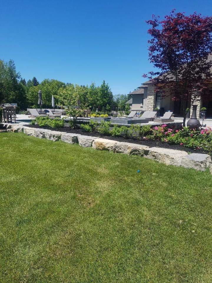 Residential outdoor landscaping Sharon