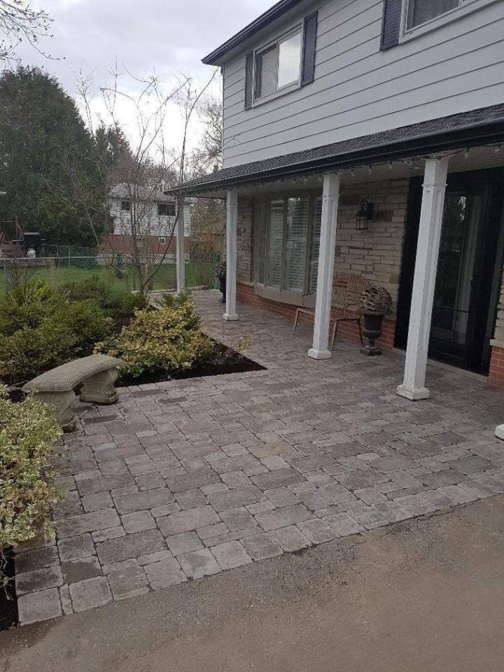 Residential outdoor landscaping Sharon